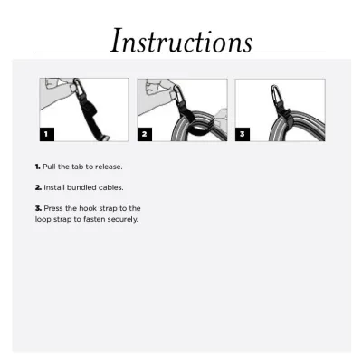 Rip-Tie - LG-12-G - 1-1/2 Inch CableCarrier-LG (straps only) 1.5″ x 12