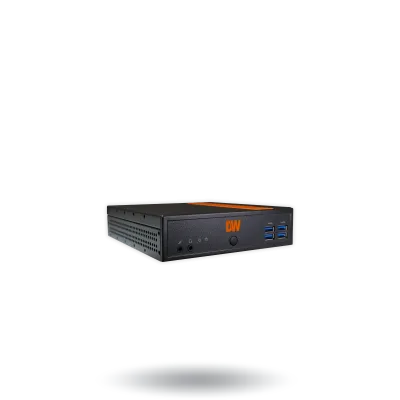 Digital Watchdog - DW-BJMX2T - Blackjack MX NVR Powered by DW Spectrum IPVMS, 2TB, 120 Mbps of recording throughput, Windows 10 OS on separate SSD, Dual Network Ports, 1 Microphone Input, 1 Audio Output, 1 x True HD Out, 1 x DP Out, 1 x VGA Out, 8x U