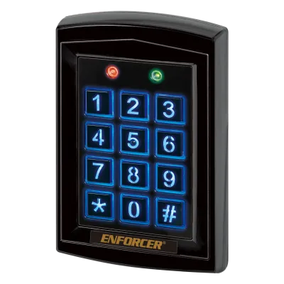 Seco-Larm - SK-1323-BPQ - Sealed Black Housing Weatherproof Stand-Alone Keypad with Proximity Card Reader