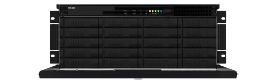 ExacqVision - 4808-78T-R4Z-E - 66 TB Z-Series Rackmount 4U Recorder Enterprise Client Win10 with 8 IP Licenses and 48 Analog Inputs
