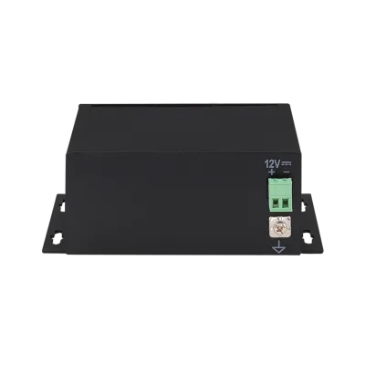 Vigitron - Vi2404A - 4-Port MaxiiCopper™ Ethernet Extender over Coax, af/at 37W PoE, Requires 12VDC @ 3A PS, suggested Vi0014