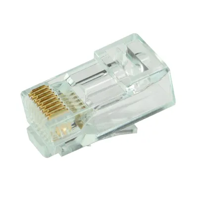 Simply 45 - S45-1601 - Pass Through Green Tint - Cat6 UTP - 50pc Clamshell 
