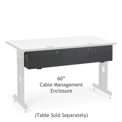 Kendall Howard - 5500-3-100-60 - 60" Training Table Cable Management Enclosure