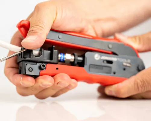 Jonard Tools - CTF-360XL - 360° Compression Tool for Long
  RG6 & RG11 Style F Connectors