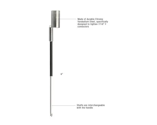 Jonard Tools - CTW-7168 - F Connector Torque Wrench Shaft, 8"