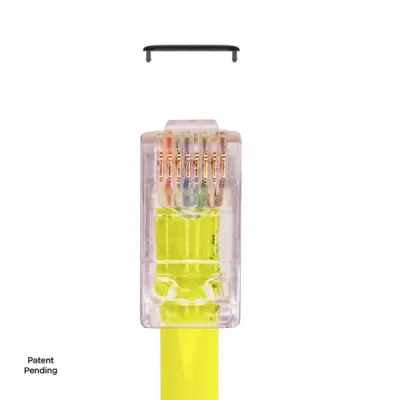 Simply 45 - S45-1700P - PROSeries Pass Through Red Tint, Hi/Lo Stagger - Cat6/6a UTP with Cap45 - 100pc Jar