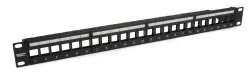 Platinum Tools - 641-24U - Unloaded Patch Panel, 24 Port, UTP Box