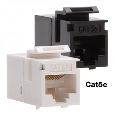 Platinum Tools - 766WH-1 - Cat5e Keystone Coupler, F to F, White UTP 1/Bag
