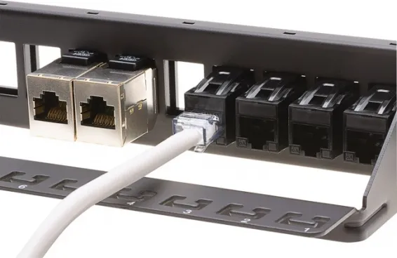 Platinum Tools - 770BK-1 - Cat6A Keystone Coupler, F to F, Black UTP. 1/Bag.