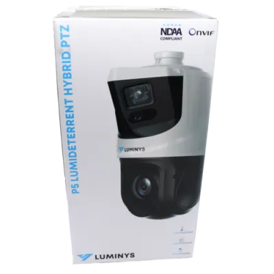 Luminys - P54-4DA25 - P5-D Mainstream Series 4K+4MP 25x Panoramic Hybrid LumiDeterrent PTZ Camera