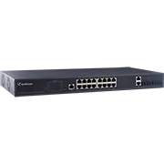 GeoVision - 84-APOE162-001U - 16-Port Gigabit PoE +2 Gigabit SFP uplink port + 2 combo port Web Managed PoE Switch, US