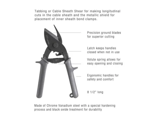 Jonard Tools - TS-850 - Tabbing Shear