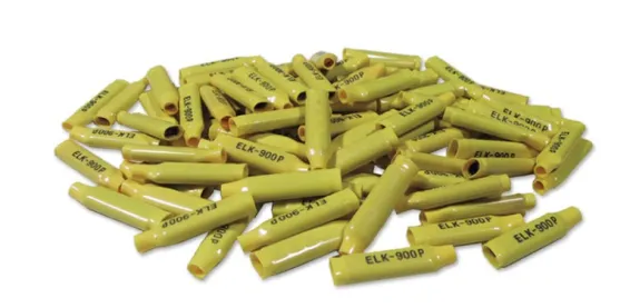 ELK - 9002 - B Connectors Plain, Yellow, 500 Pcs