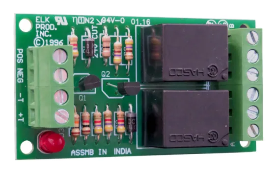 ELK - 924 - Sensitive Relay DPDT 12 or 24 VDC with 1.2 mA Trigger
