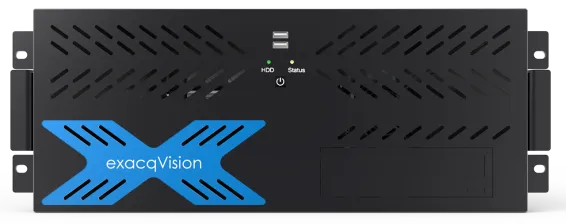 ExacqVision - 4808-64T-R4AL - 64 TB A-Series Hybrid 4U recorder Professional Client Linux with 8 IP cameras licenses and 48 analog inputs