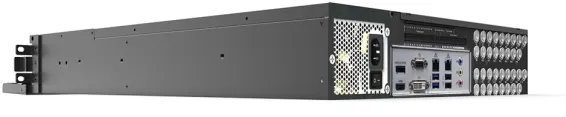 ExacqVision - 1608-12T-F2AL - 12TB A-Series Hybrid 2U Front Accessible Recorder Professional Linux With 8 IP Cameras licenses and 16 Analog