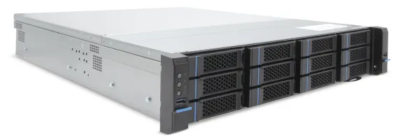 EXACQ - IP08-160T-FAL-E - IP 2U Rackmount Frontload A-Series exacqVision NVR with 8 IP Enterprise licenses (150 max), 160TB RAID5 configured storage (140TB usable). Linux Ubuntu 22.04 LTS OS on SSD, 16GB RAM, Dual 2.5GbE on-board, 6 x USB, 1 x HDMI, 