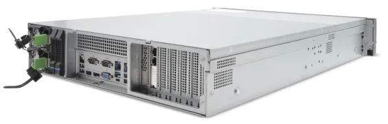 EXACQ - IP08-144T-FARL-E - IP 2U Rackmount Redundant Frontload A-Series exacqVision NVR with 8 IP Enterprise licenses (150 max), 144TB RAID6 configured storage (120TB usable). Linux Ubuntu 22.04 LTS OS on Dual SSD RAID1, redundant power supplies, 16G