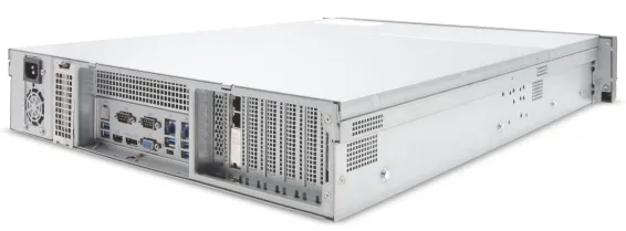 EXACQ - IP08-72T-FAL-E - IP 2U Rackmount Frontload A-Series exacqVision NVR with 8 IP Enterprise licenses (150 max), 72TB RAID5 configured storage (60TB usable). Linux Ubuntu 22.04 LTS OS on SSD, 16GB RAM, Dual 2.5GbE on-board, 6 x USB, 1 x HDMI, 1 x