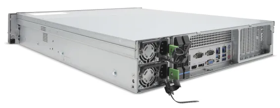 EXACQ - IP08-240T-FARL - IP 2U Rackmount Redundant Frontload A-Series exacqVision NVR with 8 IP Professional licenses (150 max), 240TB RAID6 configured storage (200TB usable). Linux Ubuntu 22.04 LTS OS on Dual SSD RAID1, redundant power supplies, 16G