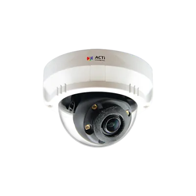 Acti - A63 - 2MP Indoor Mini Zoom Dome, Day / Night, Adaptive IR, Advanced WDR, Superior Low Light Sensitivity, 2.85x optical