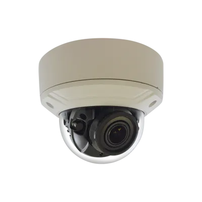 ACTI - A818 - 6MP Outdoor Zoom Dome with D/N, IR, Extreme WDR, SLLS, 5x Zoom lens, f2.7-13.5mm/F1.6 (HOV:82.2°-28.7°), Auto Focus (for installation), H.265/H.264, 1440p/30fps, 3D DNR, Audio, MicroSD/MicroSDHC/MicroSDXC, PoE/DC12V, IP68, IK10, DI/DO