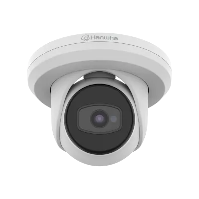 Hanwha - ACE-6020R - Wisenet A Series 2MP IR turret camera, AHD / TVI / CVI / CVBS formats are available, 2MP @ 30 FPS, 3.6mm fixed focal lens, FoV H: 81° / V: 42°, DWDR, IR distance 20m(65.6 ft), day & night, IP67, IK10, 12VDC, Analog, white.