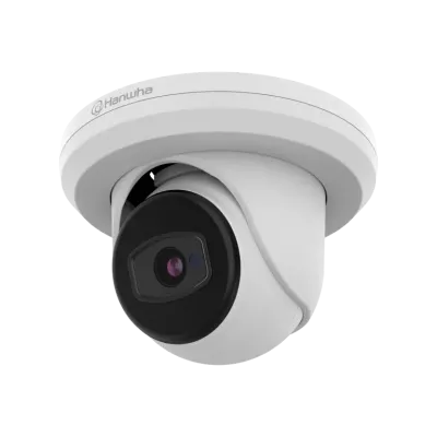 Hanwha - ACE-6020R - Wisenet A Series 2MP IR turret camera, AHD / TVI / CVI / CVBS formats are available, 2MP @ 30 FPS, 3.6mm fixed focal lens, FoV H: 81° / V: 42°, DWDR, IR distance 20m(65.6 ft), day & night, IP67, IK10, 12VDC, Analog, white.
