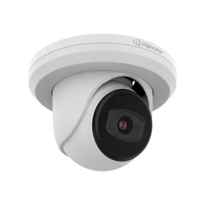 Hanwha - ACE-6020R - Wisenet A Series 2MP IR turret camera, AHD / TVI / CVI / CVBS formats are available, 2MP @ 30 FPS, 3.6mm fixed focal lens, FoV H: 81° / V: 42°, DWDR, IR distance 20m(65.6 ft), day & night, IP67, IK10, 12VDC, Analog, white.