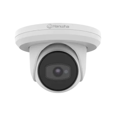 Hanwha - ACE-6020R - Wisenet A Series 2MP IR turret camera, AHD / TVI / CVI / CVBS formats are available, 2MP @ 30 FPS, 3.6mm fixed focal lens, FoV H: 81° / V: 42°, DWDR, IR distance 20m(65.6 ft), day & night, IP67, IK10, 12VDC, Analog, white.