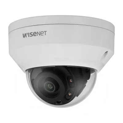 Hanwha - ANV-L6012R - Wisenet A Series outdoor vandal dome camera, 2MP @ 30 FPS, 2.8mm fixed focal lens, FoV H: 113.7°/ V: 61.5°, WiseStream II, triple codec (H.265/H.264/MJPEG),120dB WDR, IR LEDs 30m(98.43ft), day & night (ICR), virtual area (intrus