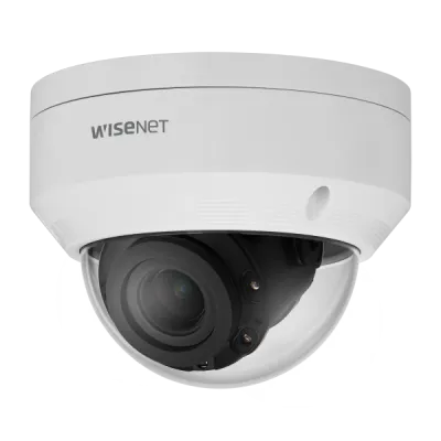 Hanwha - ANV-L6082R - Wisenet A Series outdoor vandal dome camera, 2MP @ 30fps, motorized vari-focal lens 3.1x (3.3~10.3mm) (105.2°~ 30.6°), WiseStream II, triple codec (H.265/H.264/MJPEG),120dB WDR, IR LEDs 30m(98.43ft), day & night (ICR), virtual a
