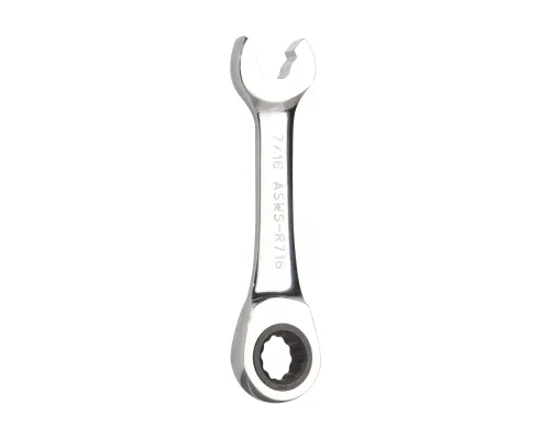 Jonard Tools - ASWS-R716 - Ratcheting Speed Wrench Stubby 7/16"