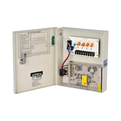 AVYCON - AVA-PSW-12VDH5A-4 - 12VDC, 5 Amp, 4 Channel Power Distribution Box, AC100-240V Free Voltage