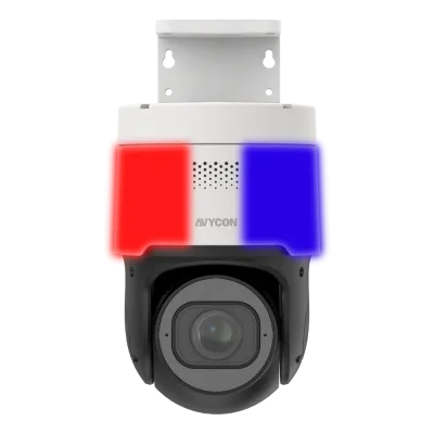AVYCON - AVC-NSZ81X04SPL - 8MP (4K), 4x Optical Zoom, H.265+ PTZ, 30FPS, 120dB Super WDR, 0.005Lux Ultra Low-light (InfiniteStar), IP67, Built-in MIC, Speaker, Siren, ONVIF, PoE/DC12V