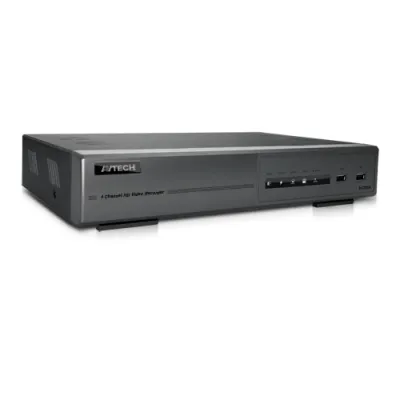 Avtech - AVH304-2TB - 4 Channel Standalone NVR with 2 TB Preinstalled, HDMI Output with Built in PoE Switch