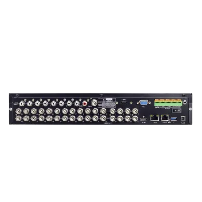 AVYCON - AVR-DSV532H - (NDAA) All-in-One Hybrid H.265 5MP Lite DVR - 32 CHANNEL, 4K HDMI, VGA, CVBS, 32CH Audio, +4 IP, Barebone