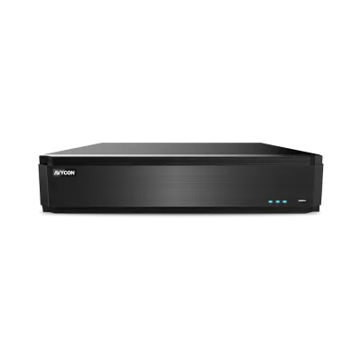 AVYCON - AVR-NN832P16-FD-6T - (NDAA) H.265, 32CH 4K NVR with 16CH Built-in PoE, Plug&Play, 30FPS@4K per ch, 256Mbps, ONVIF, 4K HDMI, Smart AI, Fisheye Dewarping, Facial Detection with 4K IPC, 6TB HDD Installed