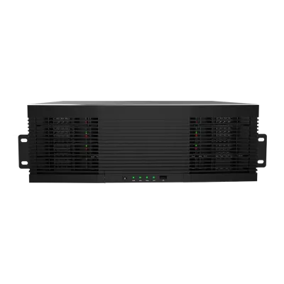 AVYCON - AVR-NSV256E2N-144T - H.265+ 256CH 4K NVR, DUAL NIC, 4 HDMI, max. 1824Mbps, 8MP@30FPS, ONVIF, 8 Alarm In / 1 Alarm Out, 4 HDMI 4K Output, 16 Hot Swappable SATA, 144TB HDD Installed
