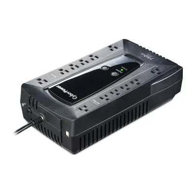 CYBERPOWER - AVRG750U - 750VA/450W, Simulated Sine Wave, NEMA 5-15P, 5 ft cord, 12 (6 surge, 6 surge + battery backup), PowerPanel Personal Edition software, 3 year warranty