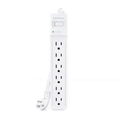 Cyber Power - B615 - 15' Cord Essential Surge Protector 1500J, White