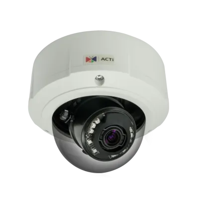 ACTI - B81 - 5MP Outdoor Zoom Dome with D/N, Adaptive IR, Basic WDR, 3x Zoom lens