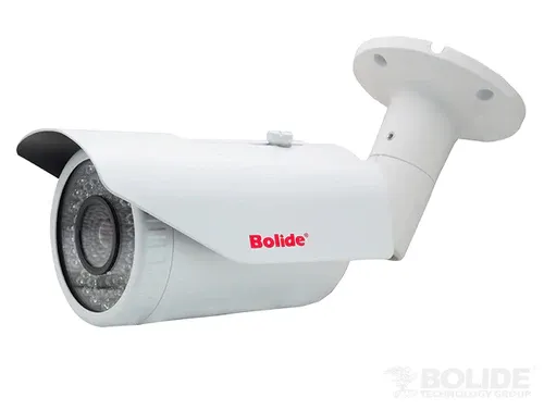 BOLIDE - BC1236M/22AHQ - 2.0MP AHD / TVI / CVI / Analog Bullet Camera, 1/3" CMOS, 6.0-22mm Motorized Varifocal Lens, IR Up to 200 ft., Control Over Coax, OSC, Quickswitch, 12VDC/24VAC Dual Voltage, White