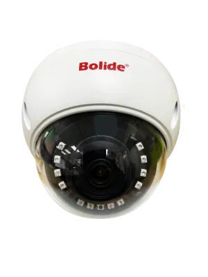 BOLIDE - BC1509AIR - 5.0MP AHD / TVI / CVI / Analog Vandal-Proof Dome Camera, 1/2.7 CMOS, 2.8mm Wide Angle Lens, IR Up to 65 ft., Control Over Coax, OSD, Quickswitch, 12VDC, White