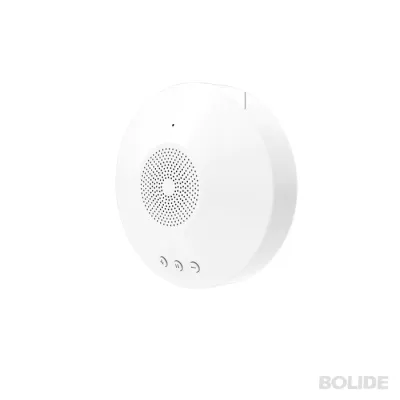 BOLIDE - BE-AVAD - Waterproof Audible and Visual Alarm Device, IP66 Rated, 1-Channel Audio In/Out, 1-Channel Alarm Out / 1-Channel Alarm COM, 88db Siren with 3 Different Sounds, 30 Lumen Enforcer Lights, 12VDC 2.5W