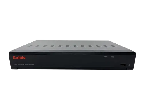 BOLIDE - BK-DVR16 - 8-Channel 1080N DVR, 80Mbps Throughput, Audio Over Coax, HDMI, 2x USB 2.0, 1x SATA Up to 12TB