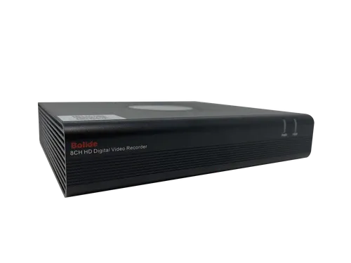 BOLIDE - BK-DVR8 - 8-Channel 1080N DVR, 56Mbps Throughput, Audio Over Coax, HDMI, 2x USB 2.0, 1x SATA Up to 12TB