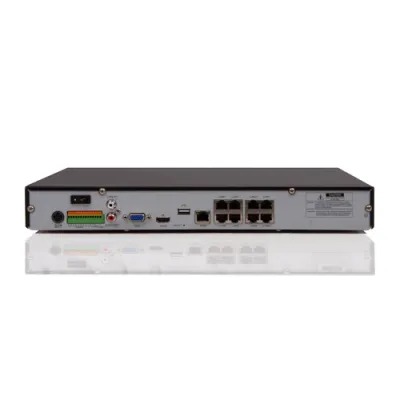BOLIDE - BN-NVR/8NX-S/NDAA - 8-Channel 4K NVR with 8-Port Built-in POE