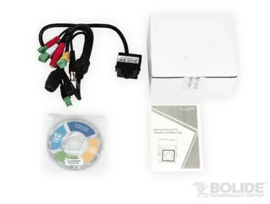 BOLIDE - BN600W - 2.0 Meg Pinhole IP camera1/2.8" Progressive Scan CMOS, True WDR  more than 120dB,  H.265/H.264/MJPEG, 1920x1080/30fps, 3.7mm lens, Motion Detection, Network disconnect, alarm 2ch in/ 1 ch out, audio 1ch in/1 ch out, 31.2x31.2, Onvif