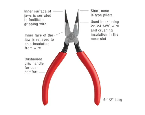 Jonard Tools - BSHORTNOSE - Short Nose B Type Plier